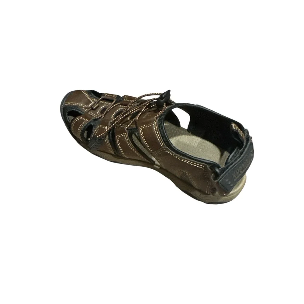 Khombu Hal Fisherman Brown Men's Athletic Hiking Sandals Sz‎ 8 Adjustable Straps